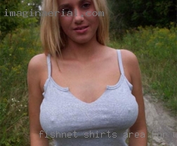 Fishnet shirts area for women.